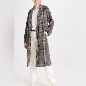 Z Supply Mason Houndstooth Long Coat